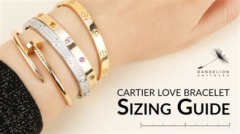 size 18 cartier bracelet|cartier sizing guide bracelet.